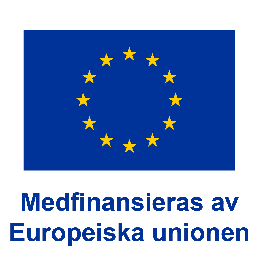 EU-logotyp medfinansierad av EU